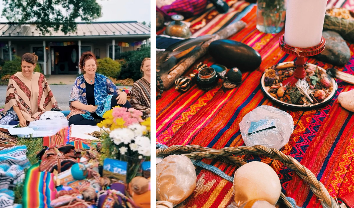 Leslie facilitating a workshop